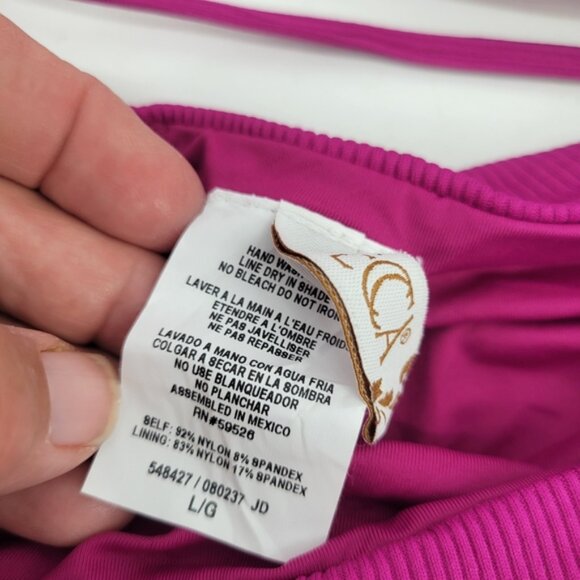 Becca Magenta Bikini Set Size Large - Picture 5 of 11